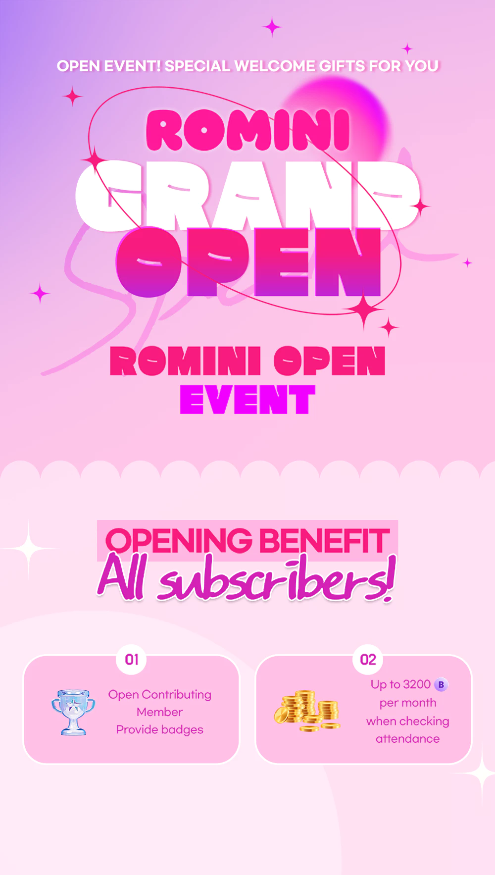Romini Grand Opening Specials